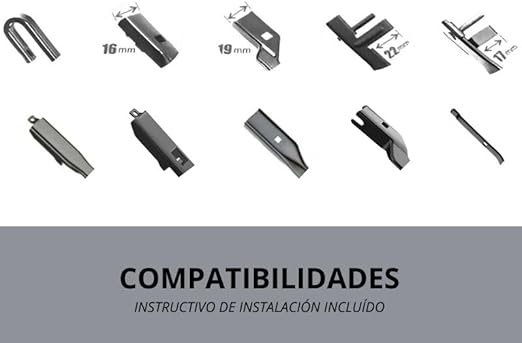 1 par de Limpiaparabrisas para Aerostar 1992 1993 1994 22/22"