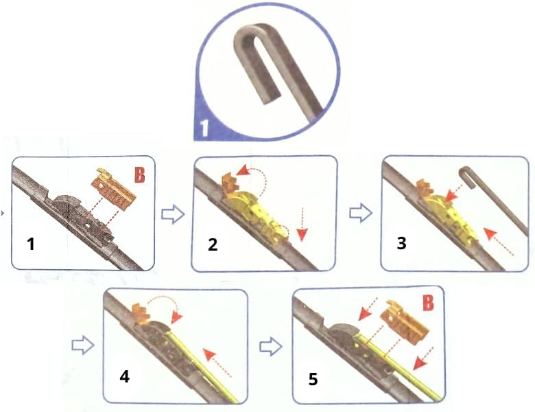 1 par de Limpiaparabrisas para A8 1997 A 2000 22/22"