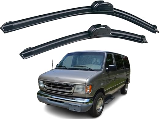 1 par de Plumas Limpiaparabrisas Para Econoline 2002 2003 2004 2005 22/22"