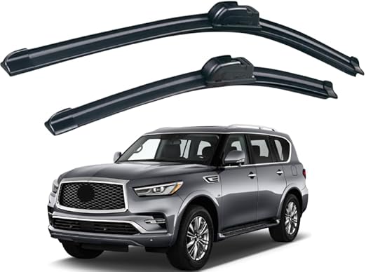 1 par de Plumas Limpiaparabrisas Para Infiniti Qx80 2018 2019 24/19"
