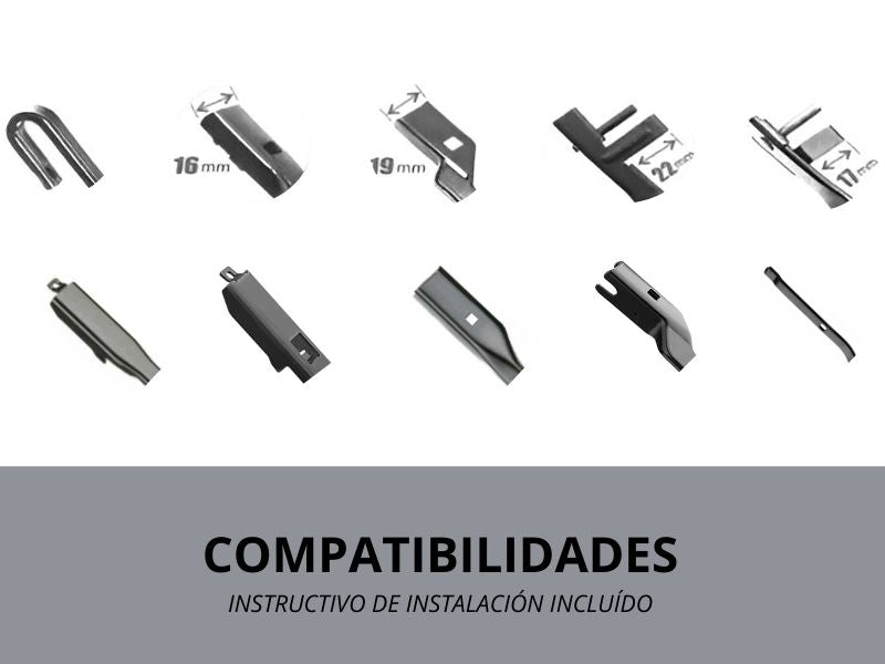 Par Limpiaparabrisas Para Cv S10 1995-2004 22/22"