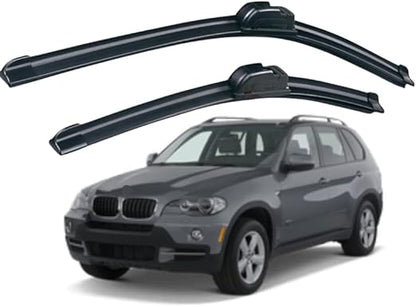 1 par de Plumas Limpiaparabrisas para X5 2007 2008 2009 2010 2011 2012 19/24"
