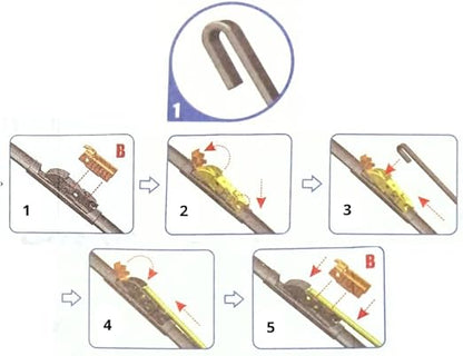 1 par de limpiaparabrisas para Camaro1990-1992 18/18"