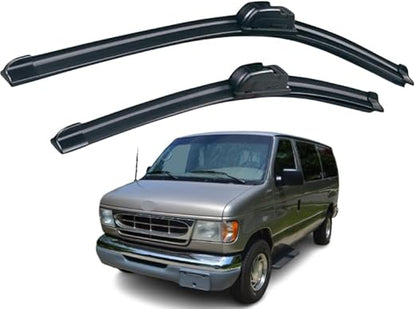 1 par de Plumas Limpiaparabrisas Para Econoline 2002 2003 2004 2005 22/22"