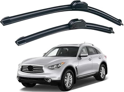 1 par de Plumas Limpiaparabrisas Infiniti Qx70 2014-2017 24/19"